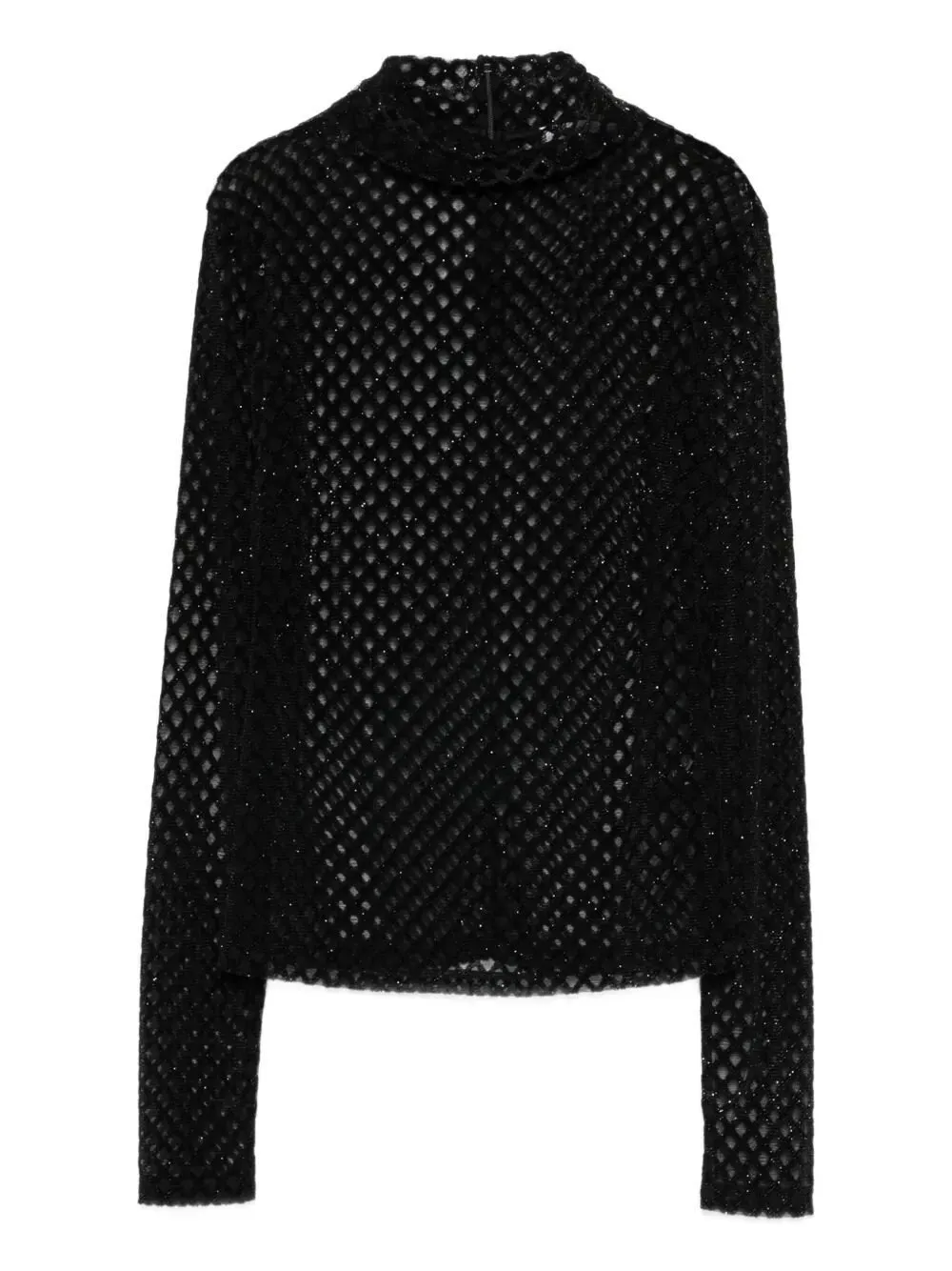 Patrizia Pepe Textured Mesh Top