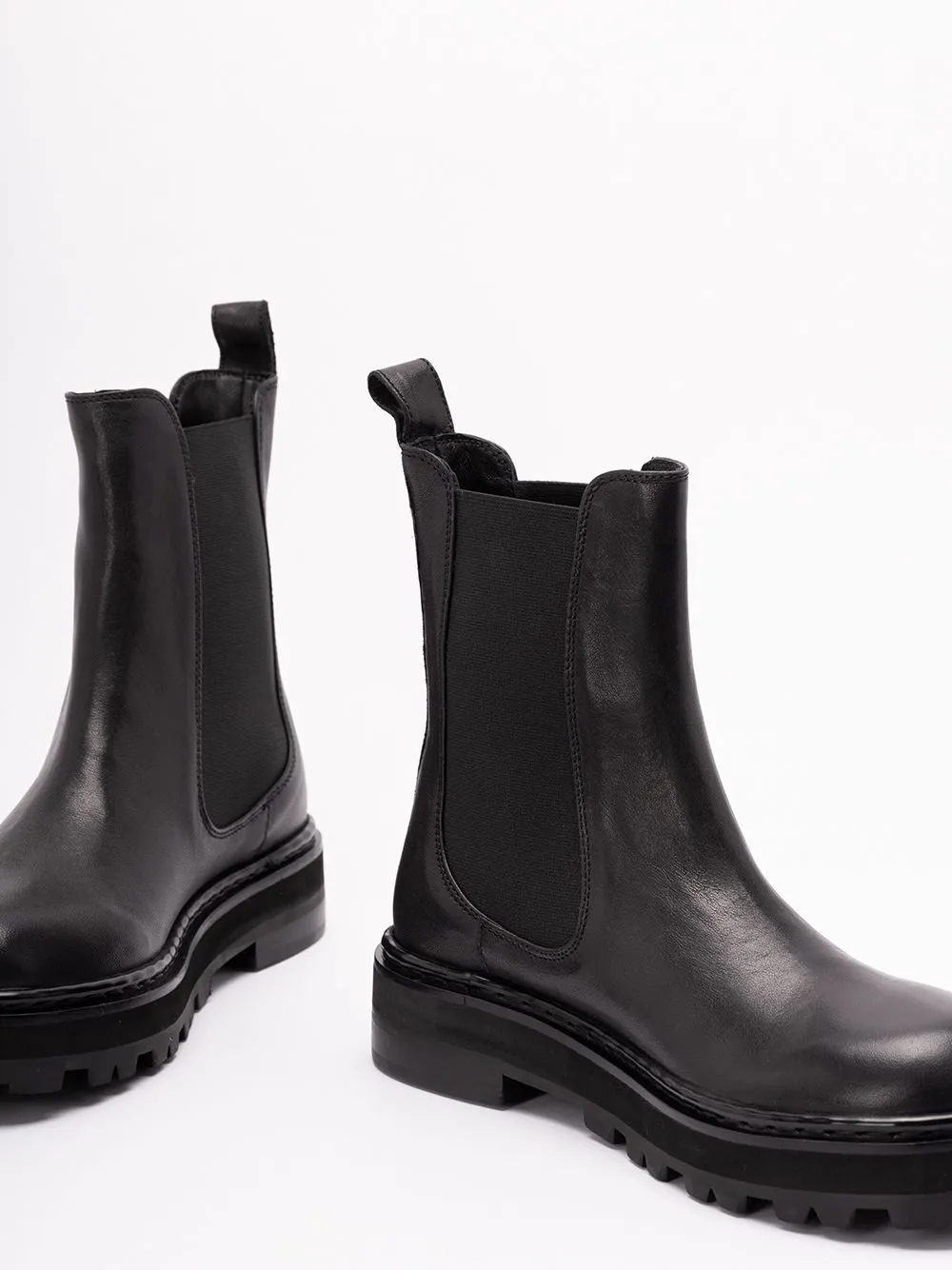 Patrizia Pepe Chunky Heel Boots