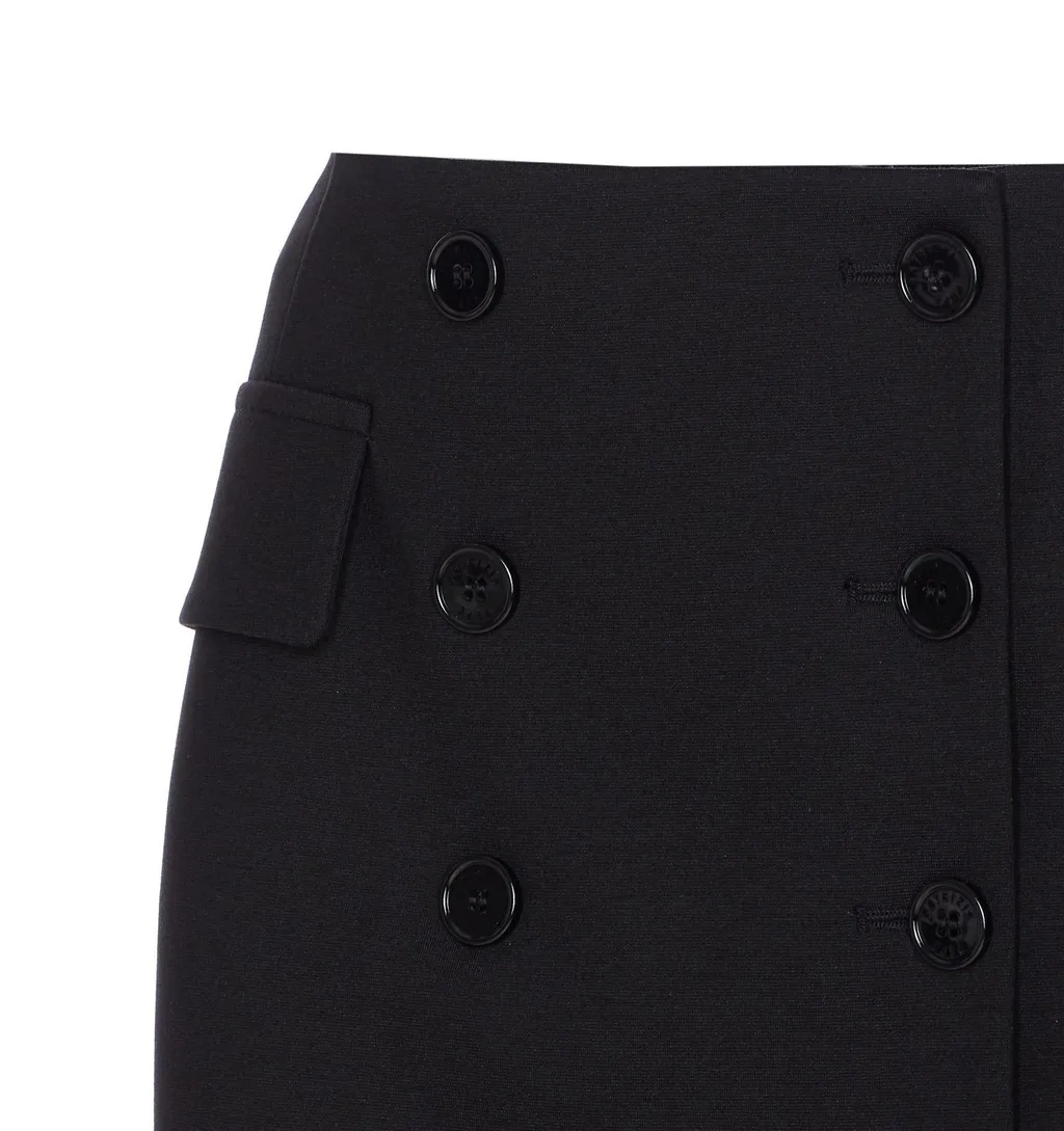 Patrizia Pepe Double-Breasted Mini Skirt