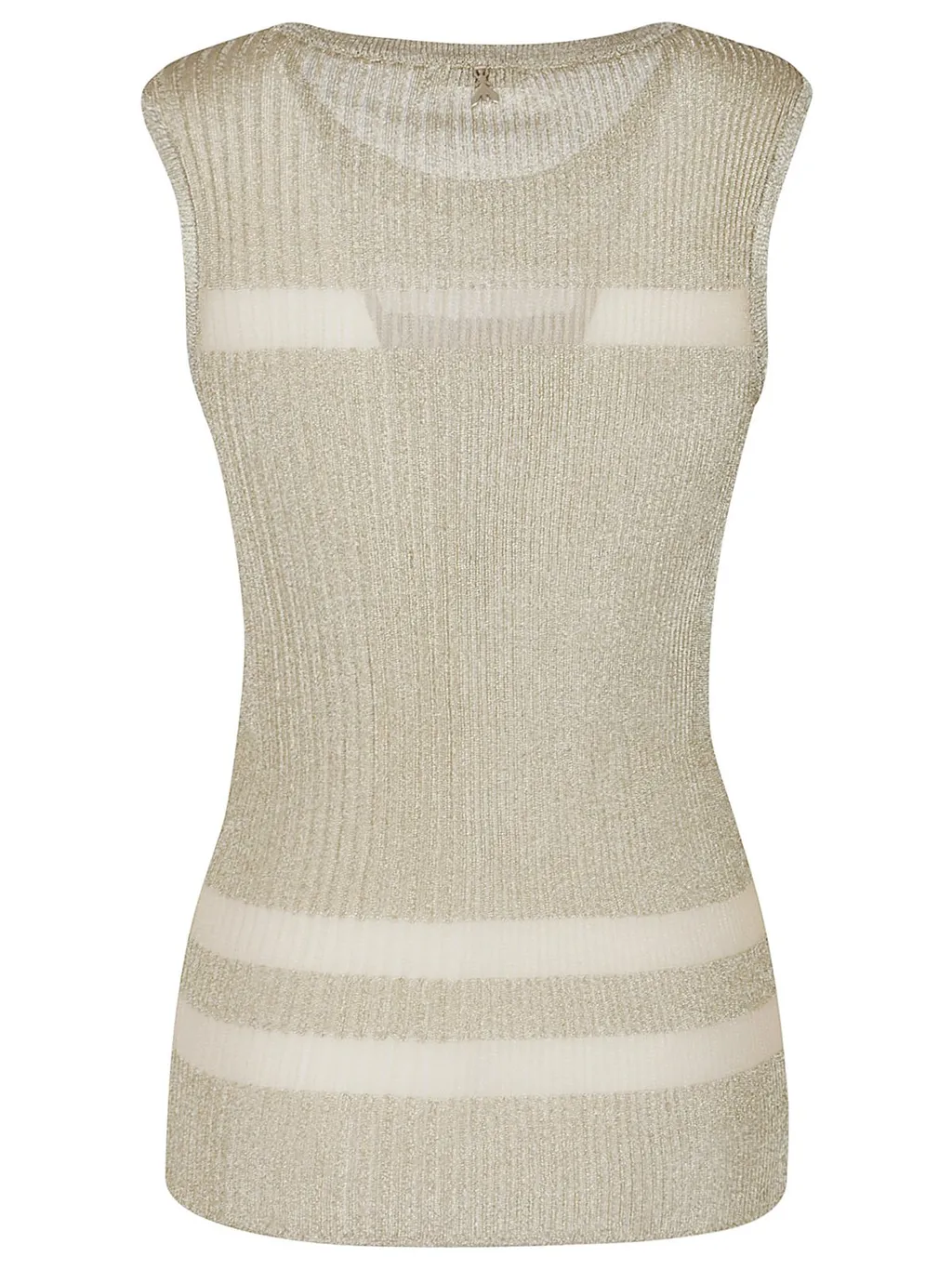 Patrizia Pepe Sleeveless Ribbed Top