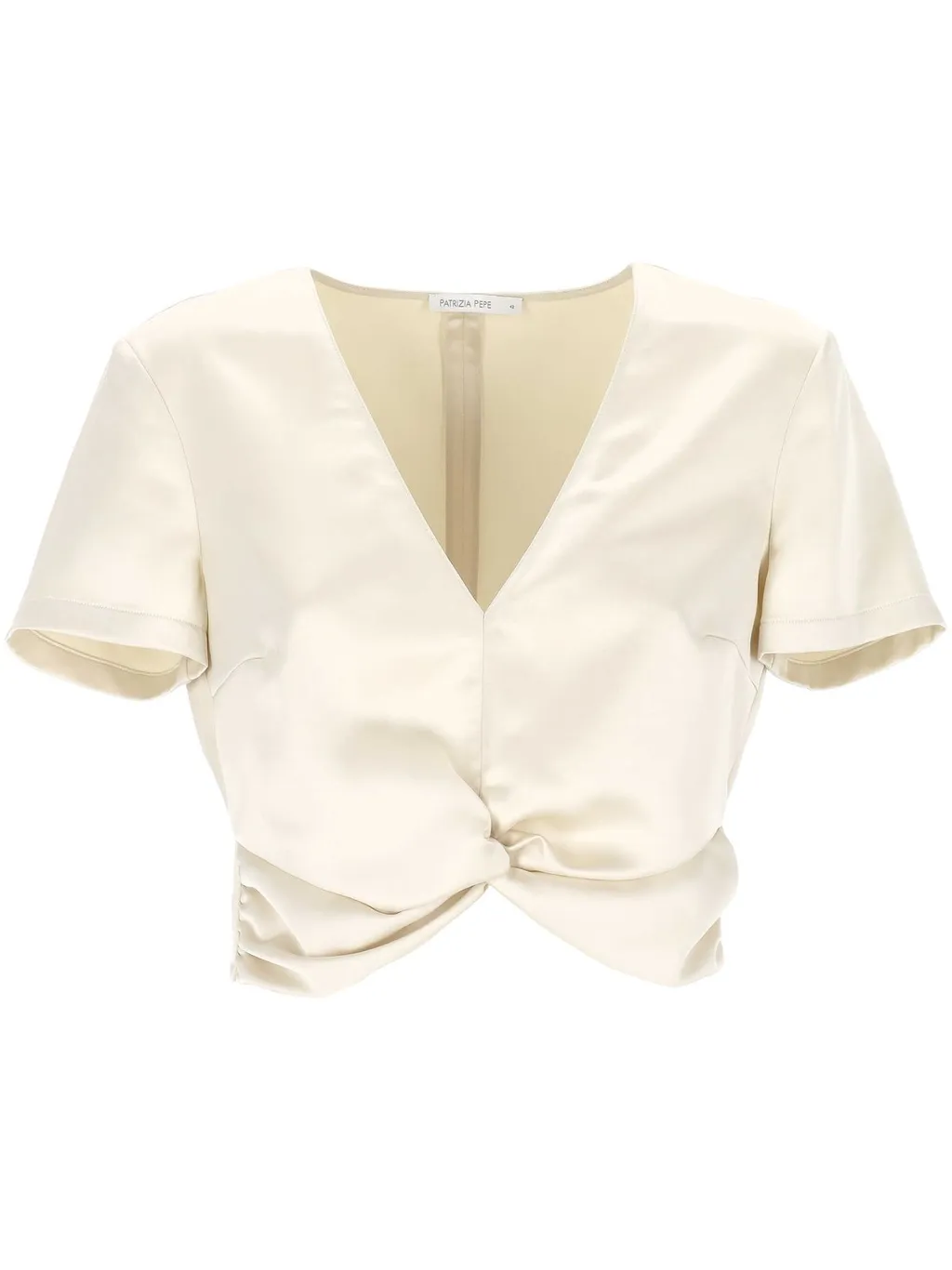 Patrizia Pepe V-Neck Twist Top