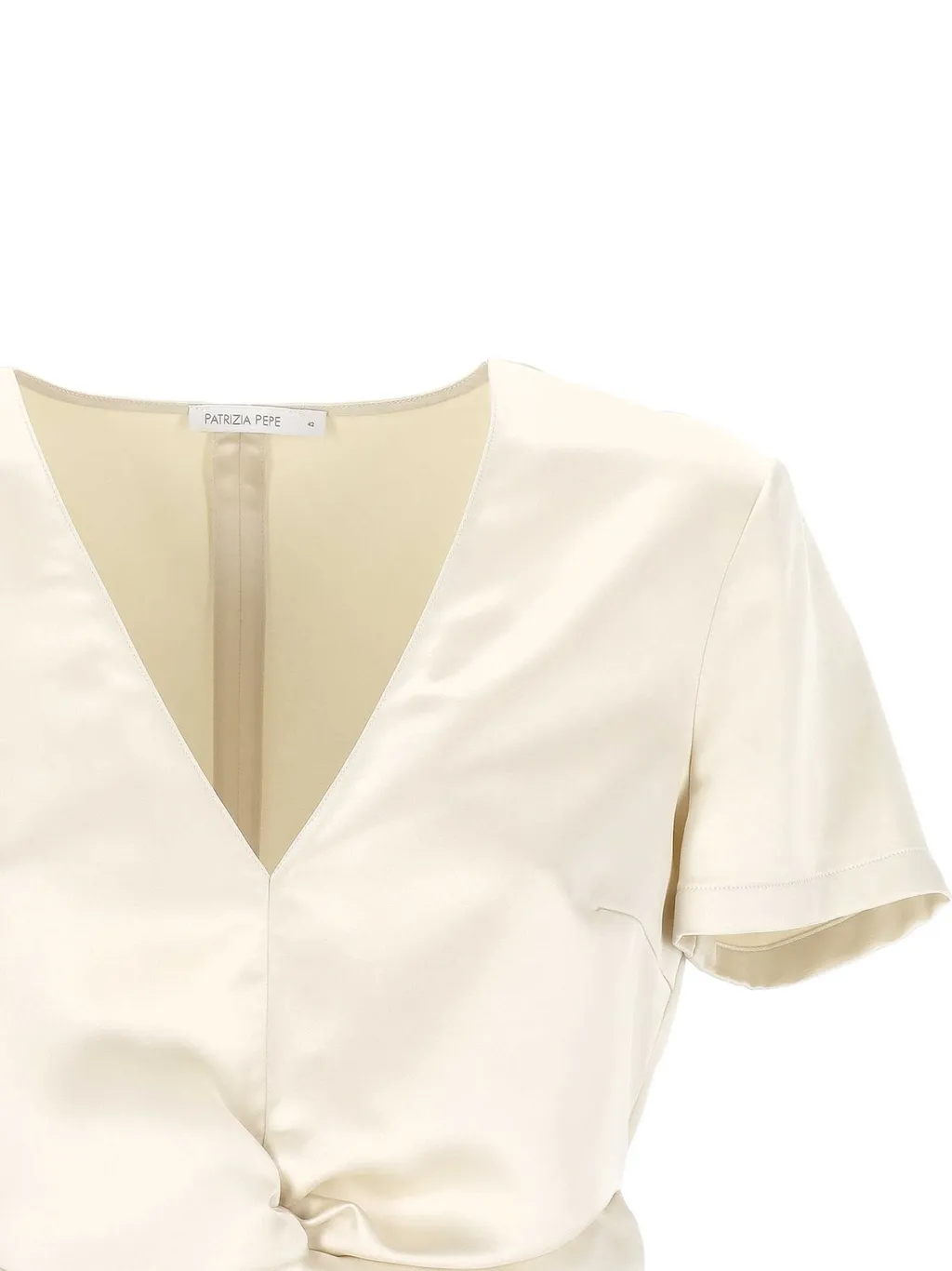 Patrizia Pepe V-Neck Twist Top