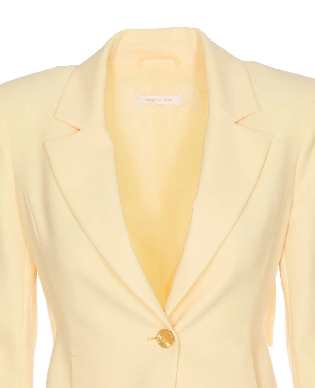Patrizia Pepe Cut-Out Detailed Single-Breasted Tailored Blazer