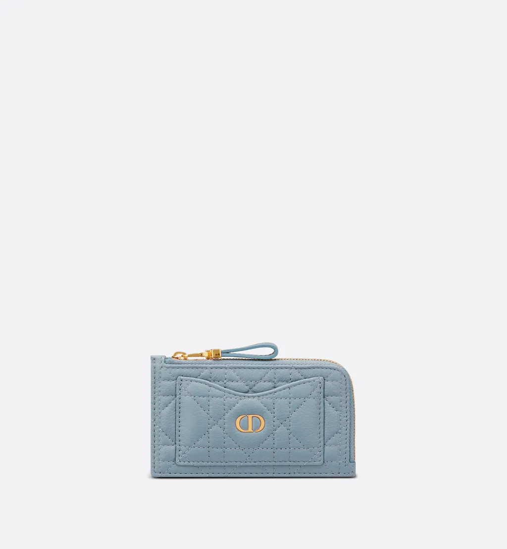 Dior Caro Cosmos Zipped Card Holder
