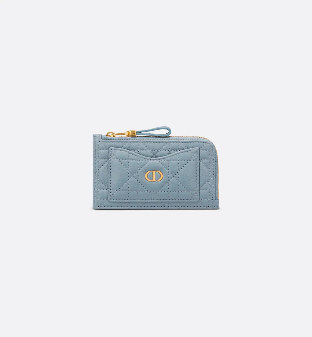 Dior Caro Cosmos Zipped Card Holder