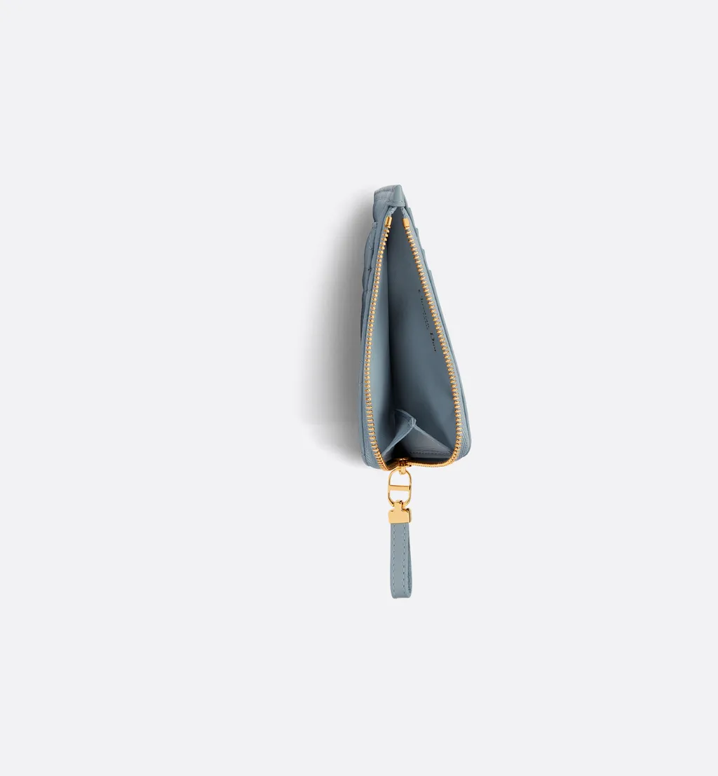 Dior Caro Cosmos Zipped Card Holder