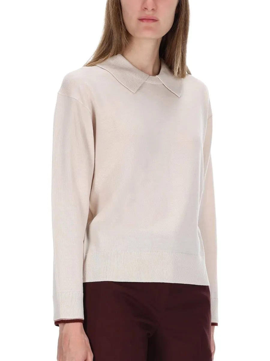 Paul Smith Long Sleeved Knitted Polp Shirt