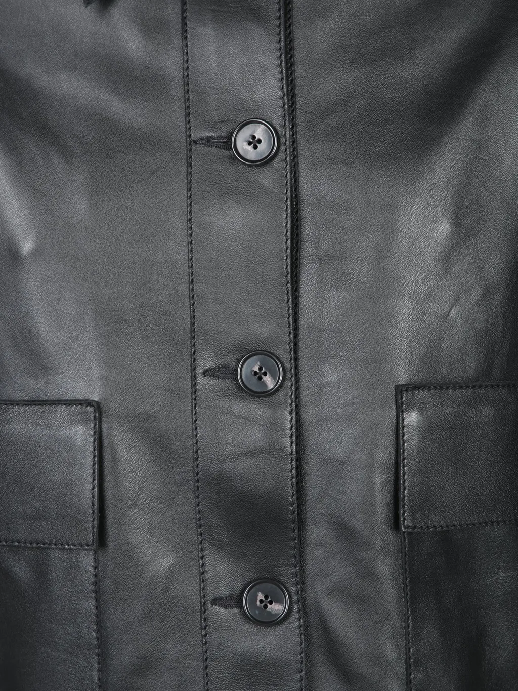 Paul Smith Cropped Leather Jacket