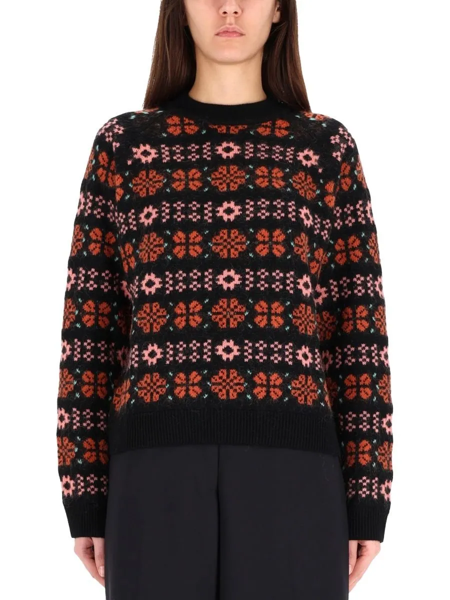 Paul Smith Printed Crewneck Jumper