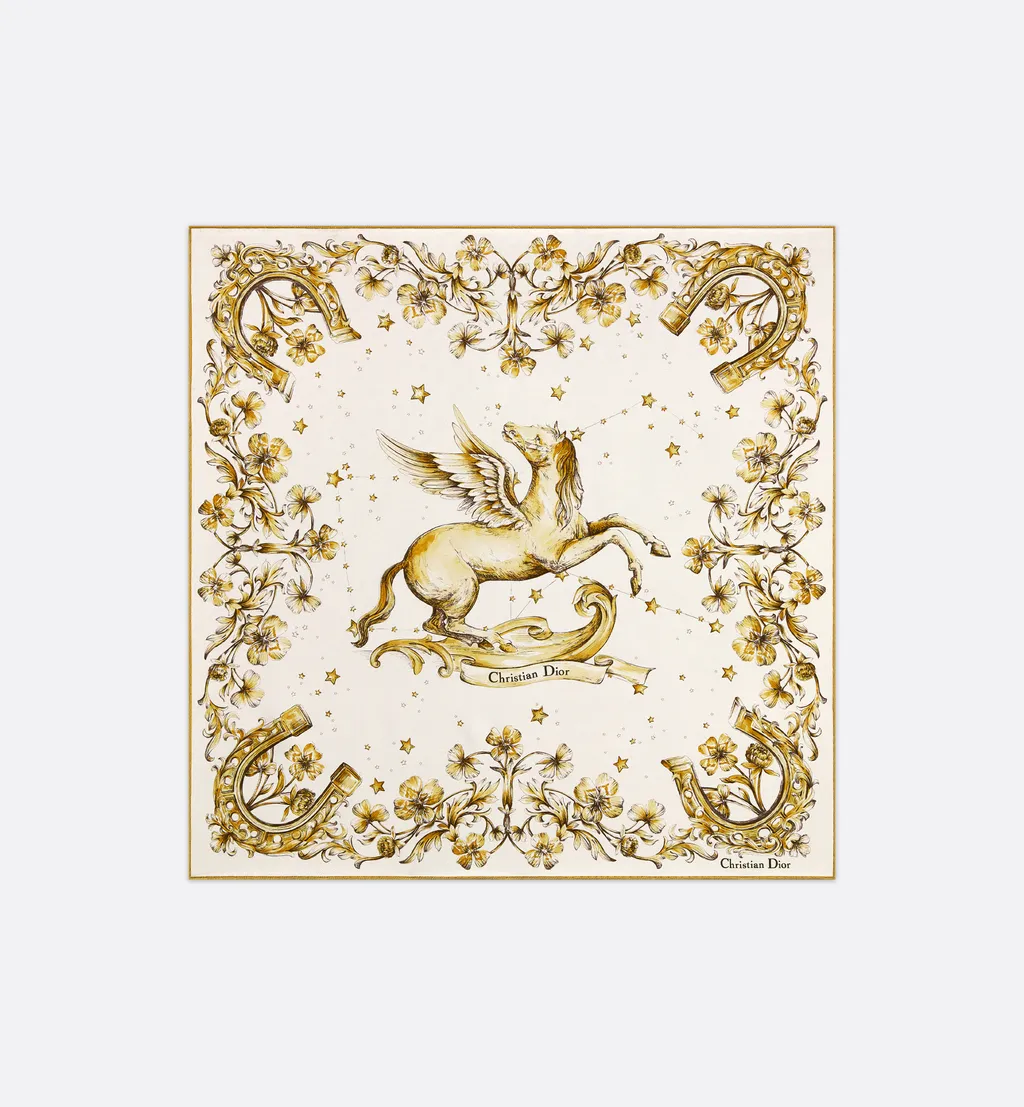Dior Pegasus 70 Square Scarf
