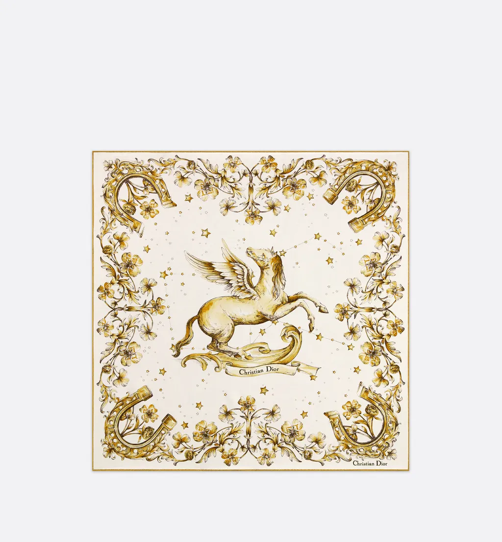 Dior Pegasus 70 Square Scarf