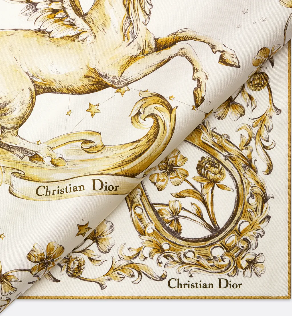 Dior Pegasus 70 Square Scarf