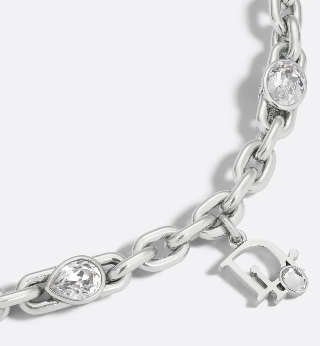Dior Sparkle Chain Link Bracelet