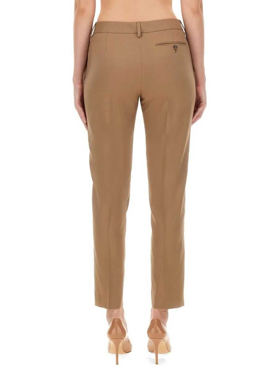 Paul Smith Slim-Fit Pleated Trousers