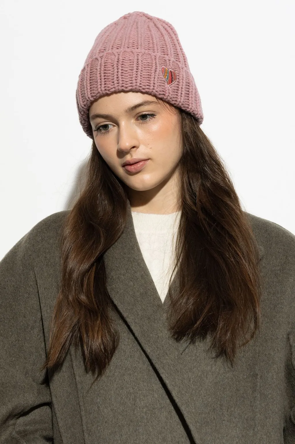 Paul Smith Logo Patch Beanie Hat