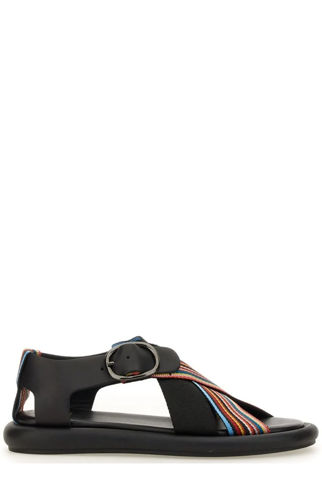 Paul Smith Stripe Detailed Open Toe Sandals