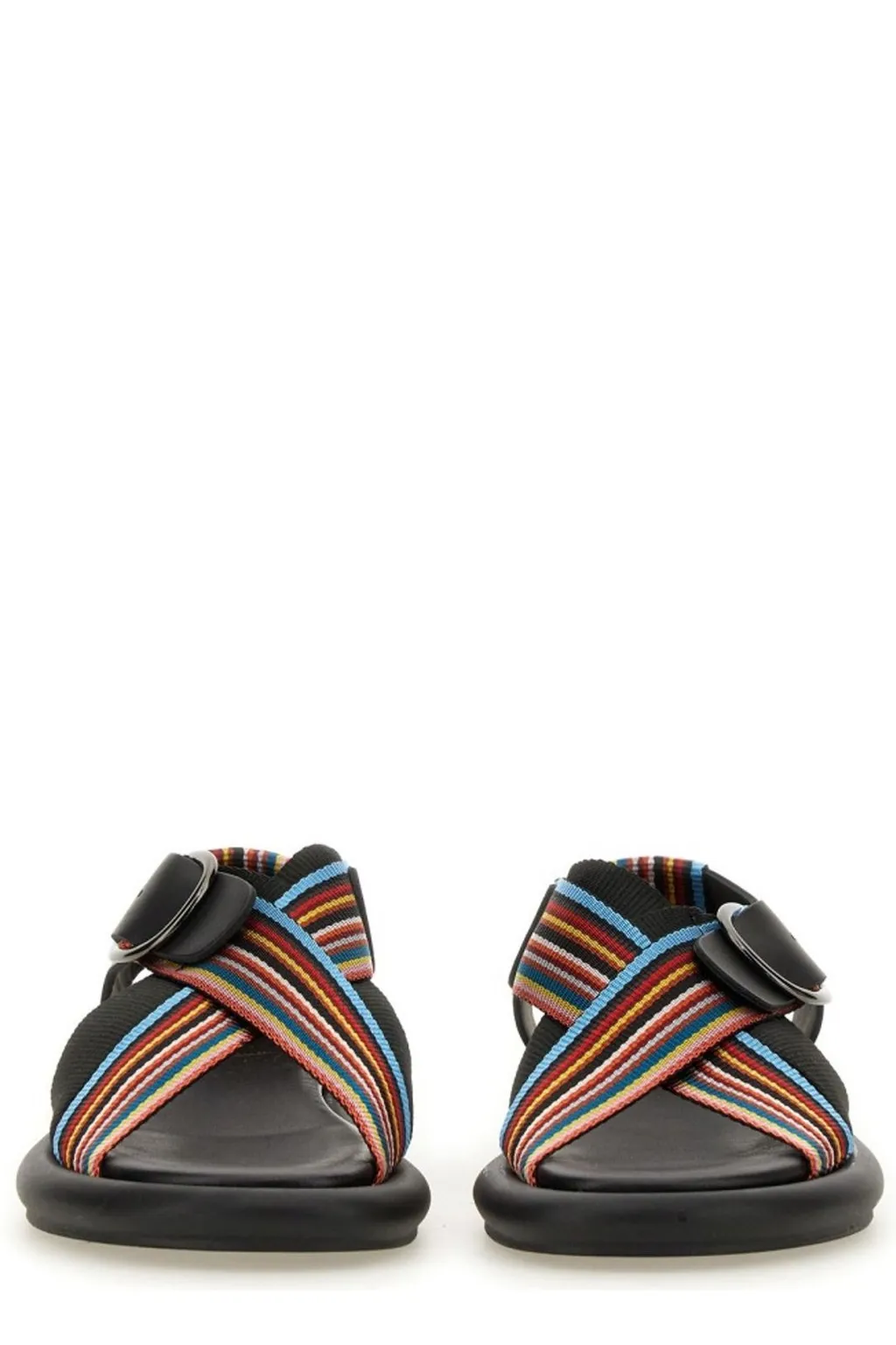 Paul Smith Stripe Detailed Open Toe Sandals
