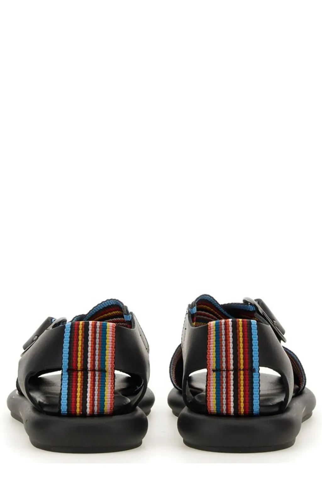 Paul Smith Stripe Detailed Open Toe Sandals