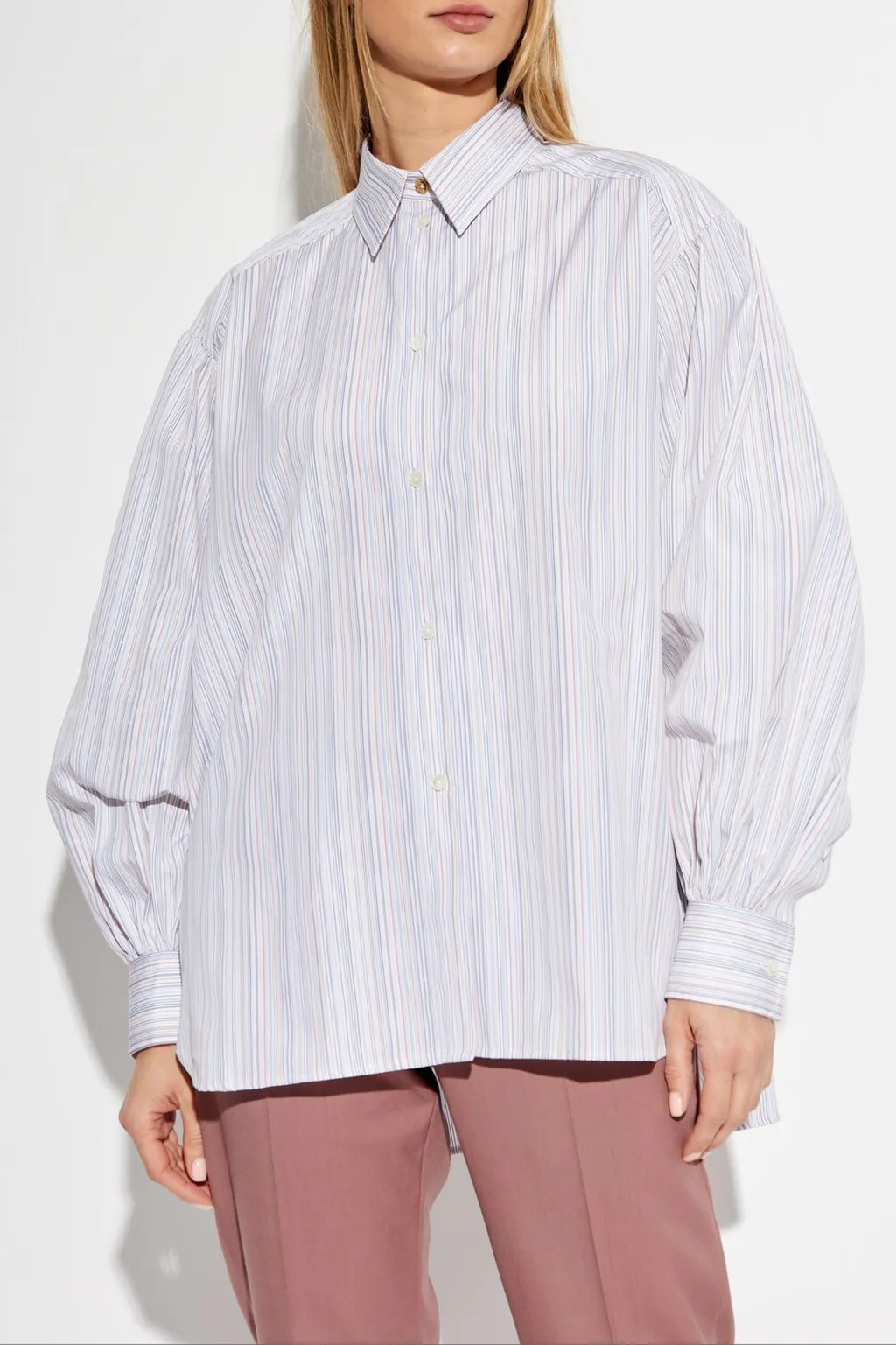Paul Smith Striped Pattern Long-Sleeved Shirt