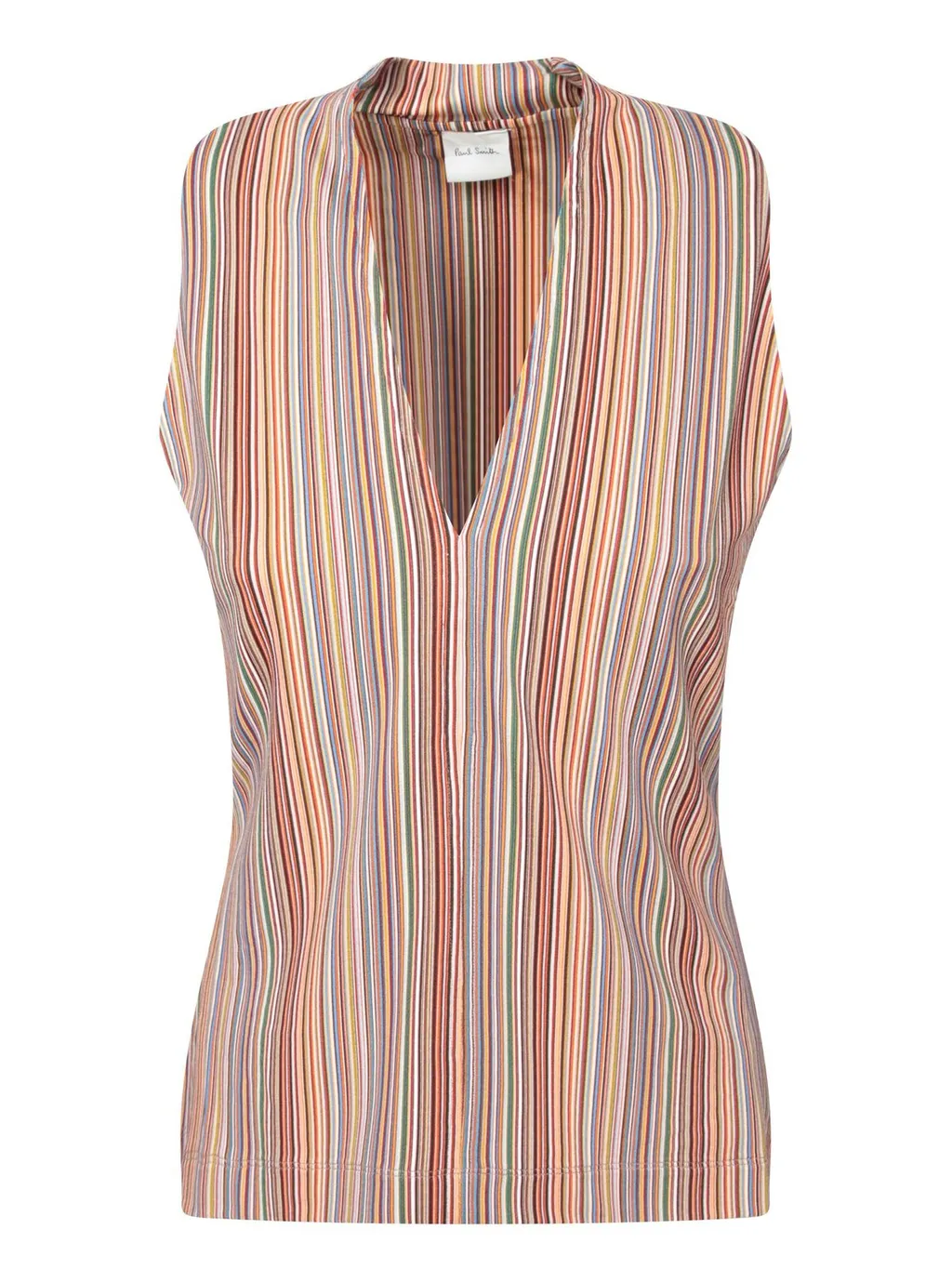 Paul Smith Signature V-Neck Striped Vest