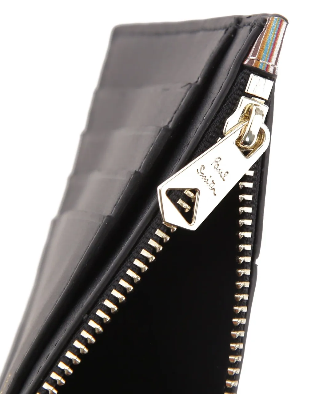 Paul Smith Striped Zipped Wallet