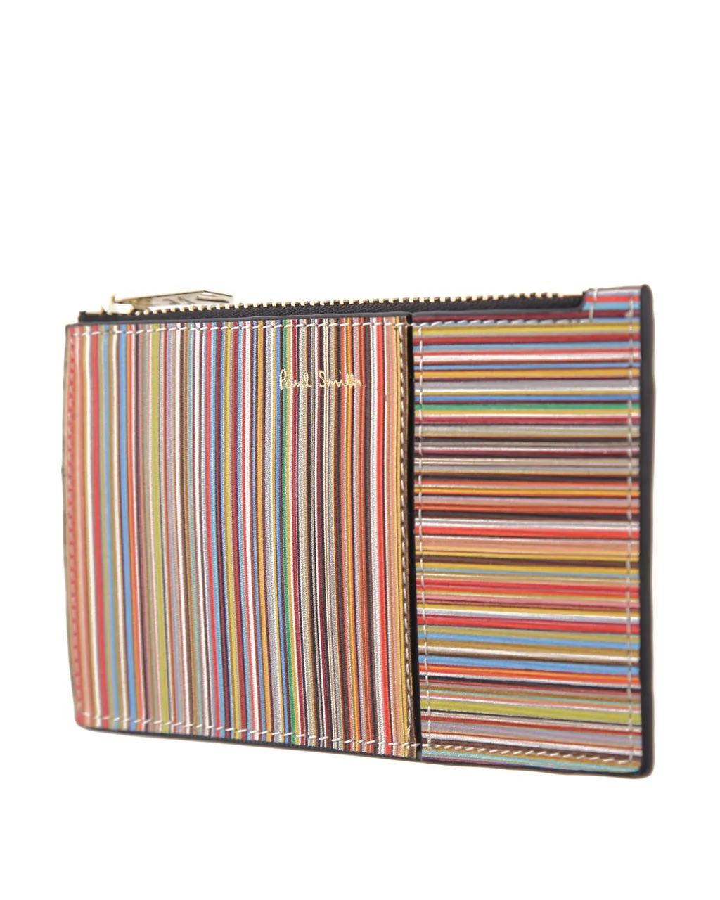 Paul Smith Striped Zipped Wallet
