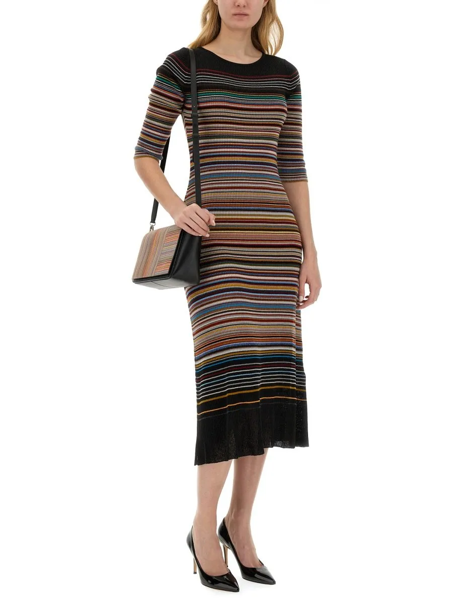 Paul Smith Signature Striped Midi Dress