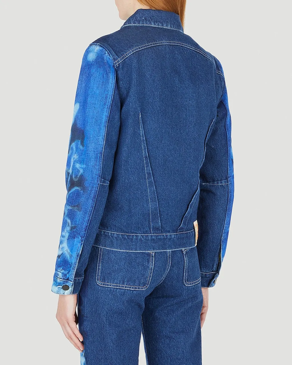 Paula Canovas Del Vas Patterned Denim Jacket