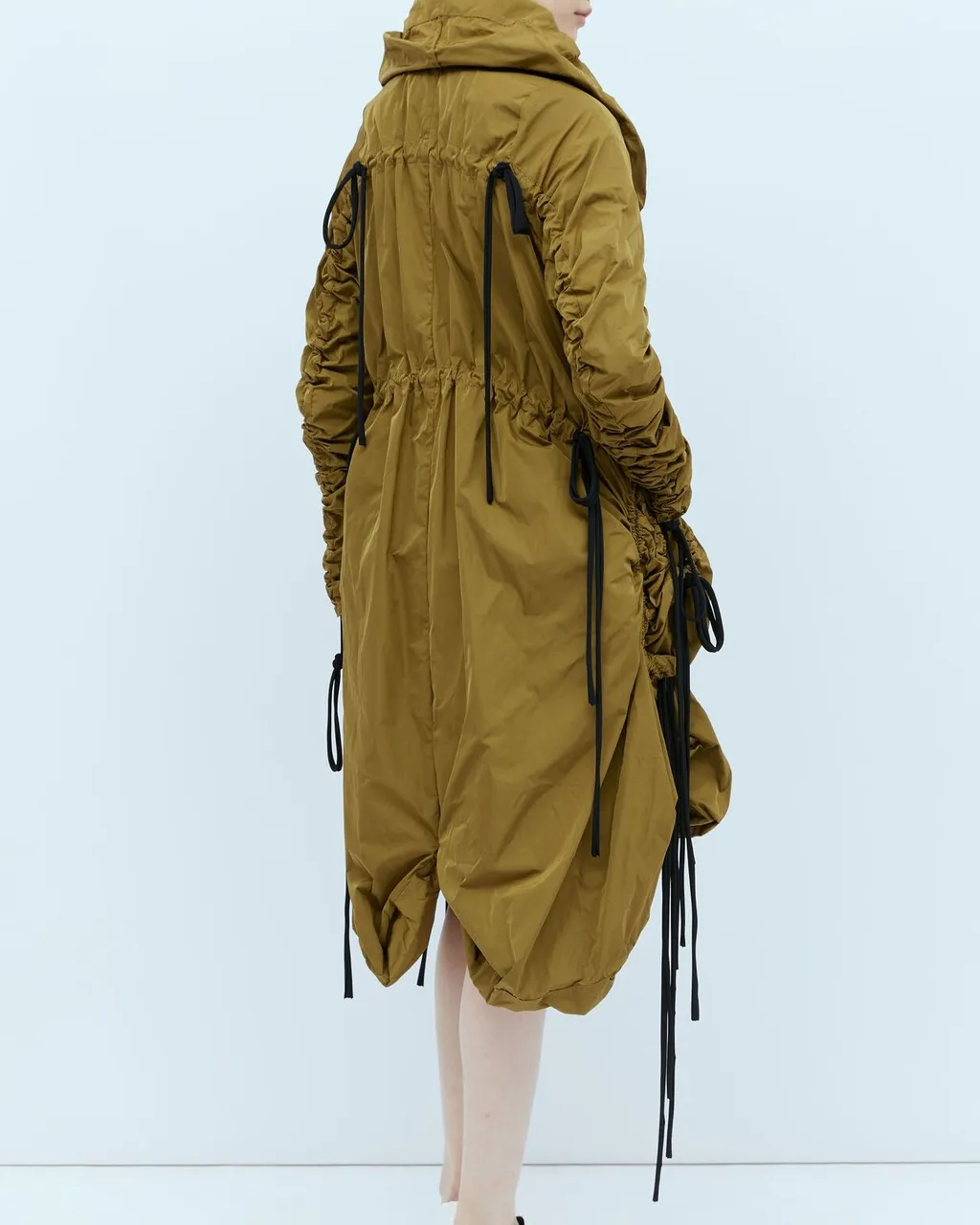 Paula Canovas Del Vas Draped Hooded Parka