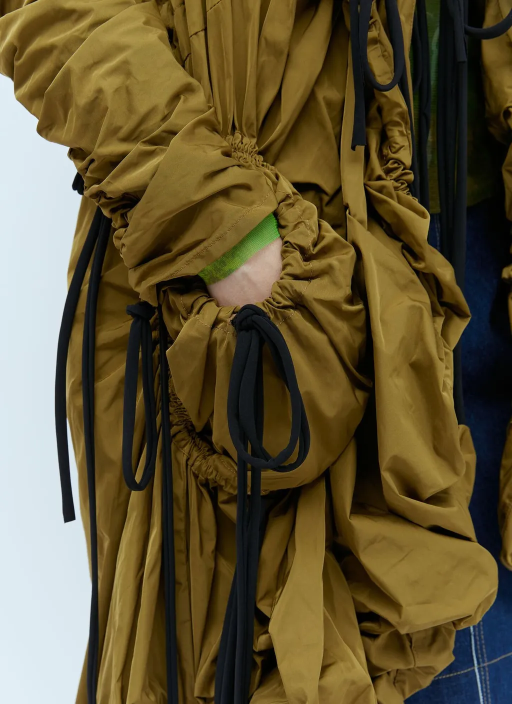 Paula Canovas Del Vas Draped Hooded Parka