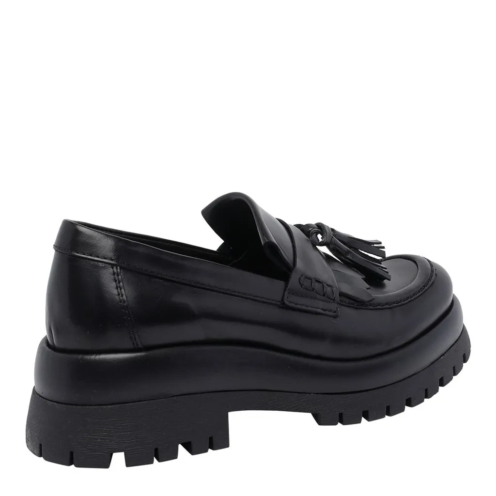 Pawelk's Tassel Platform Flat Shoes