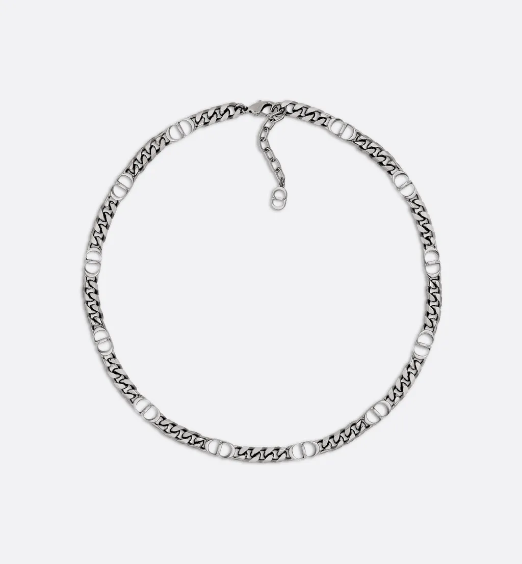 Cd Icon Thin Chain Link Necklace