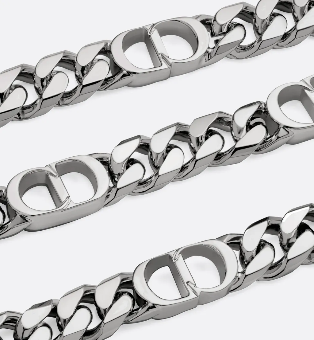 Cd Icon Thin Chain Link Necklace