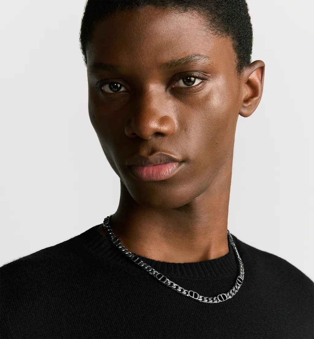 Cd Icon Thin Chain Link Necklace