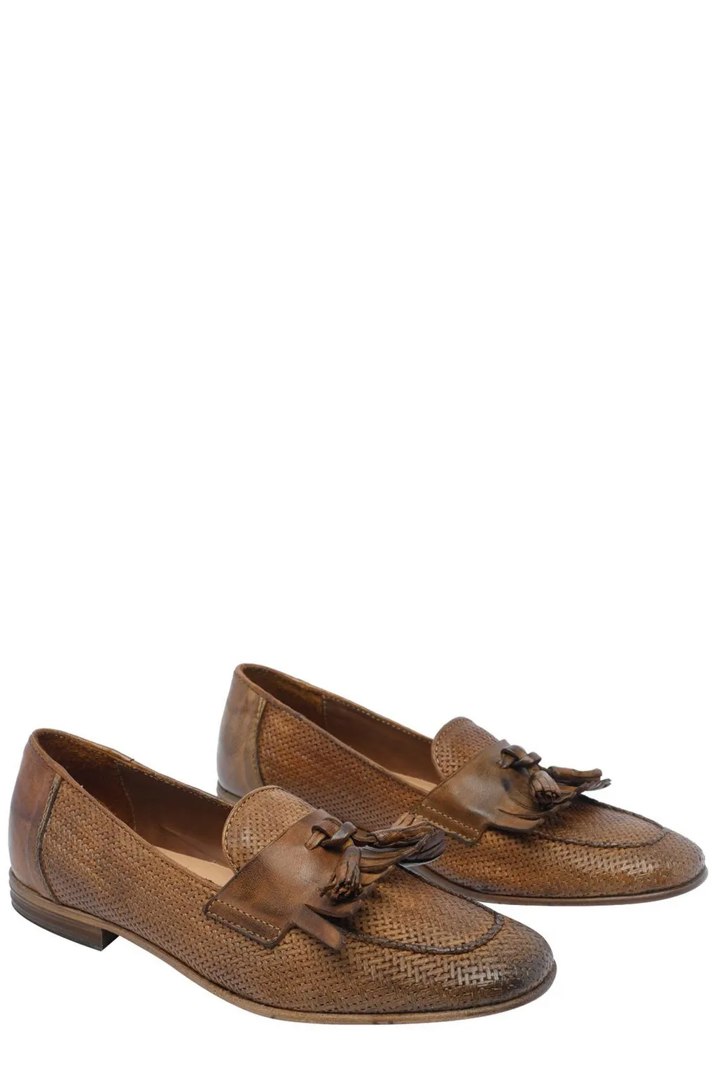 Pawelk's Tassel Detailed Slip-On Loafers