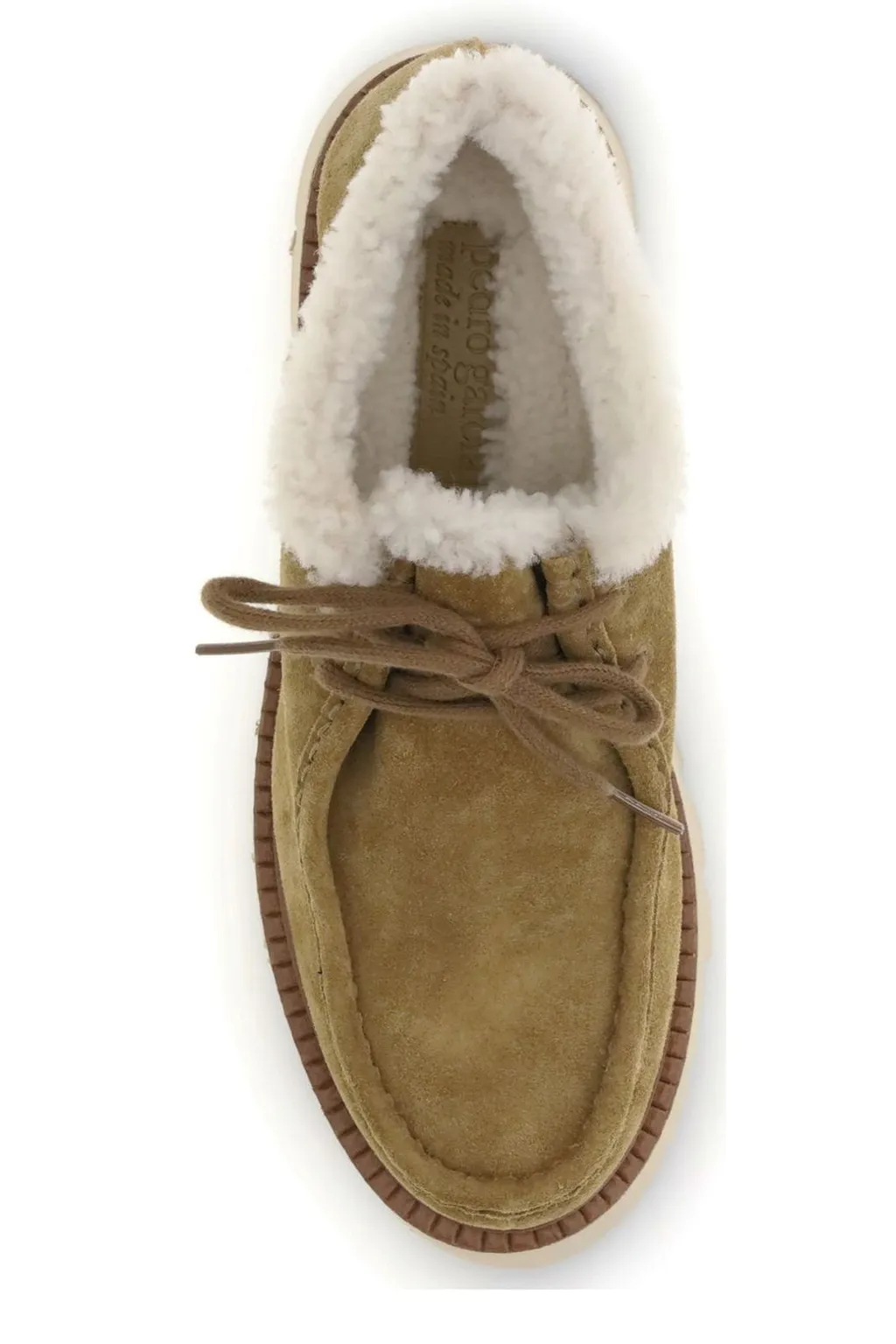 Pedro Garcia Shearling Lace-Up Shoes