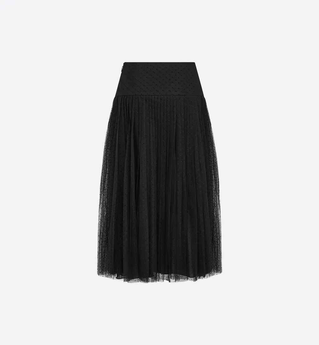 Mid-Length Pleated Skirt