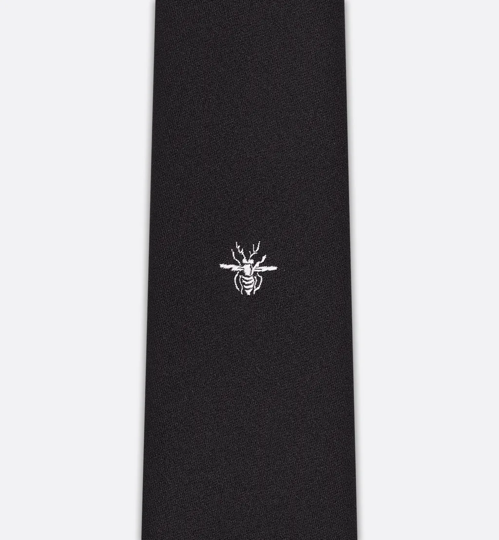 Tie With Bee Motif