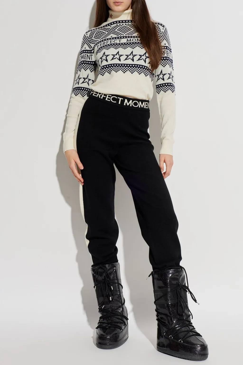 Perfect Moment Logo Turtleneck Knitwear