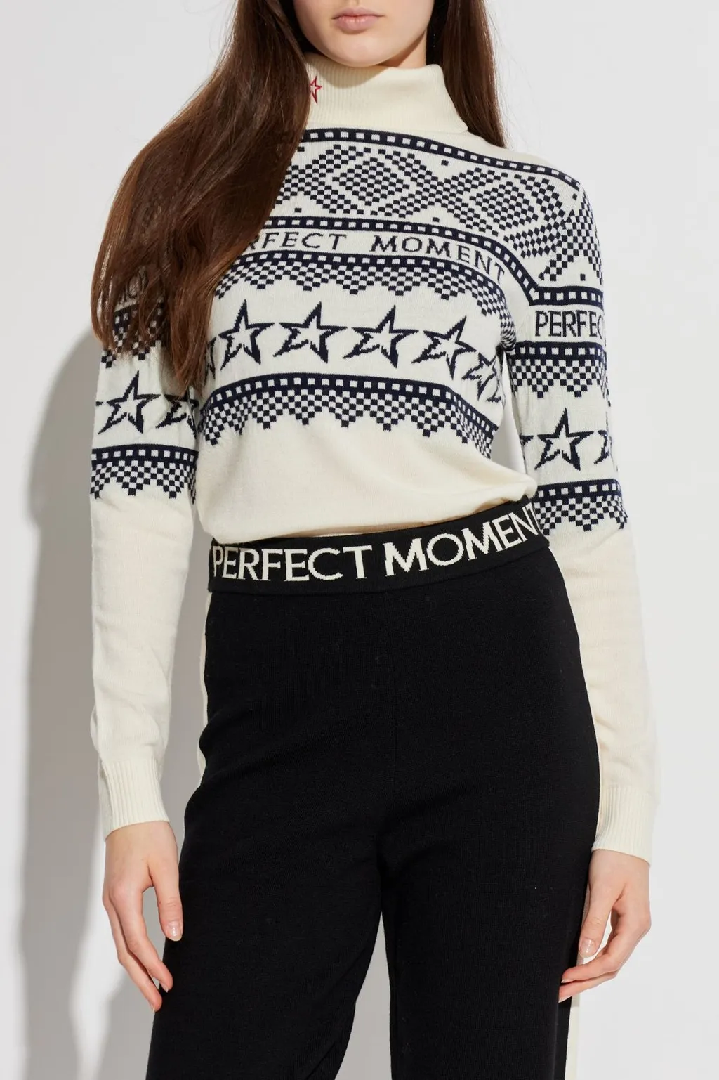 Perfect Moment Logo Turtleneck Knitwear