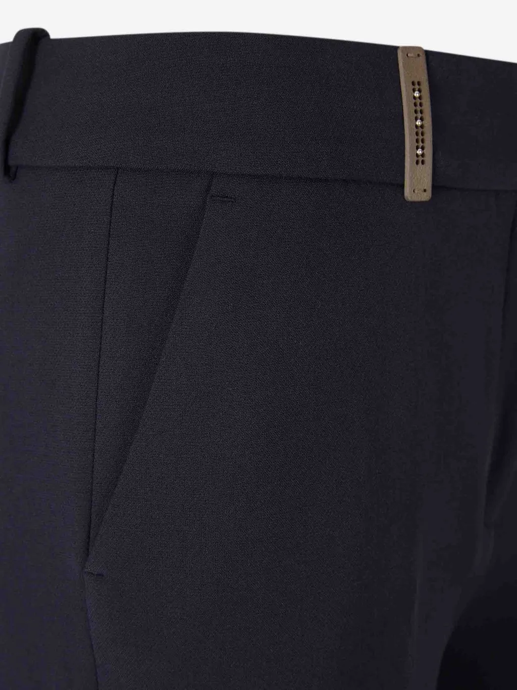 Peserico Fitted Mid-Waist Pants