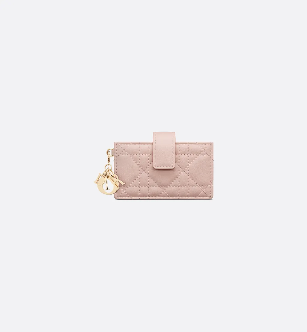 Lady Dior Jasmine Card Holder