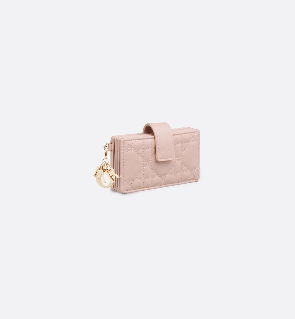 Lady Dior Jasmine Card Holder