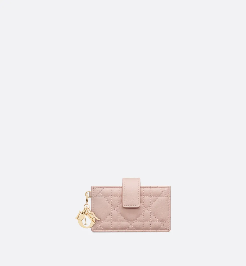 Lady Dior Jasmine Card Holder
