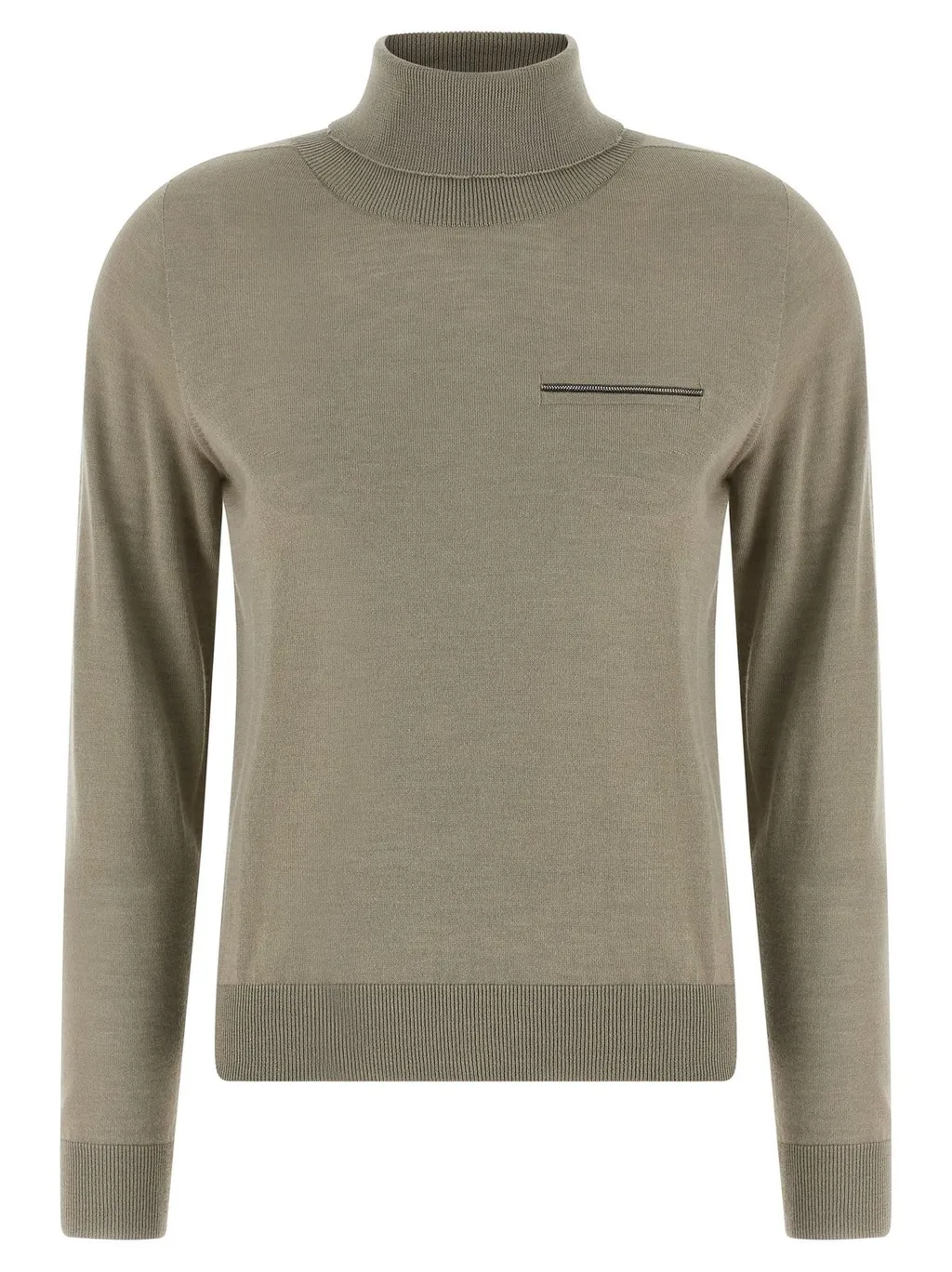 Peserico Jewel Pocket Turtleneck Sweater