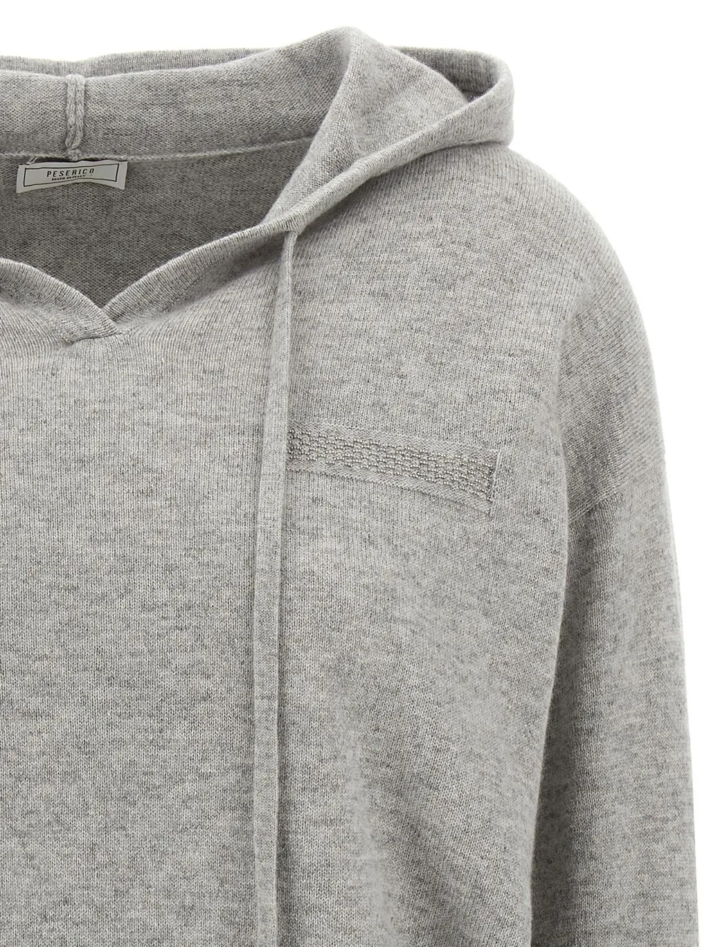 Peserico Drawstring Hooded Sweater