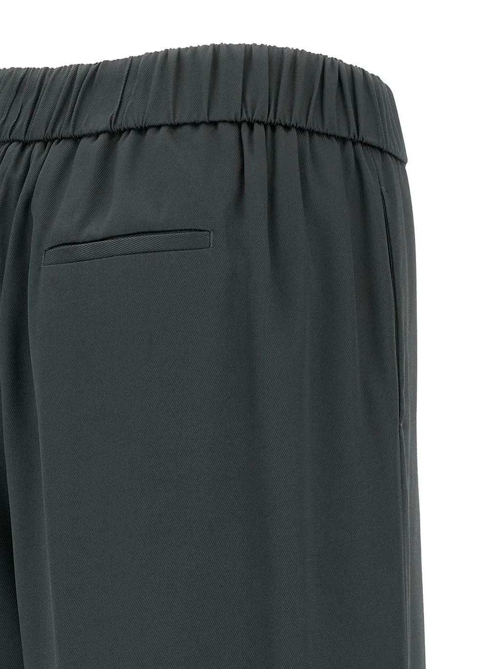 Peserico Wide-Leg Twill Pants