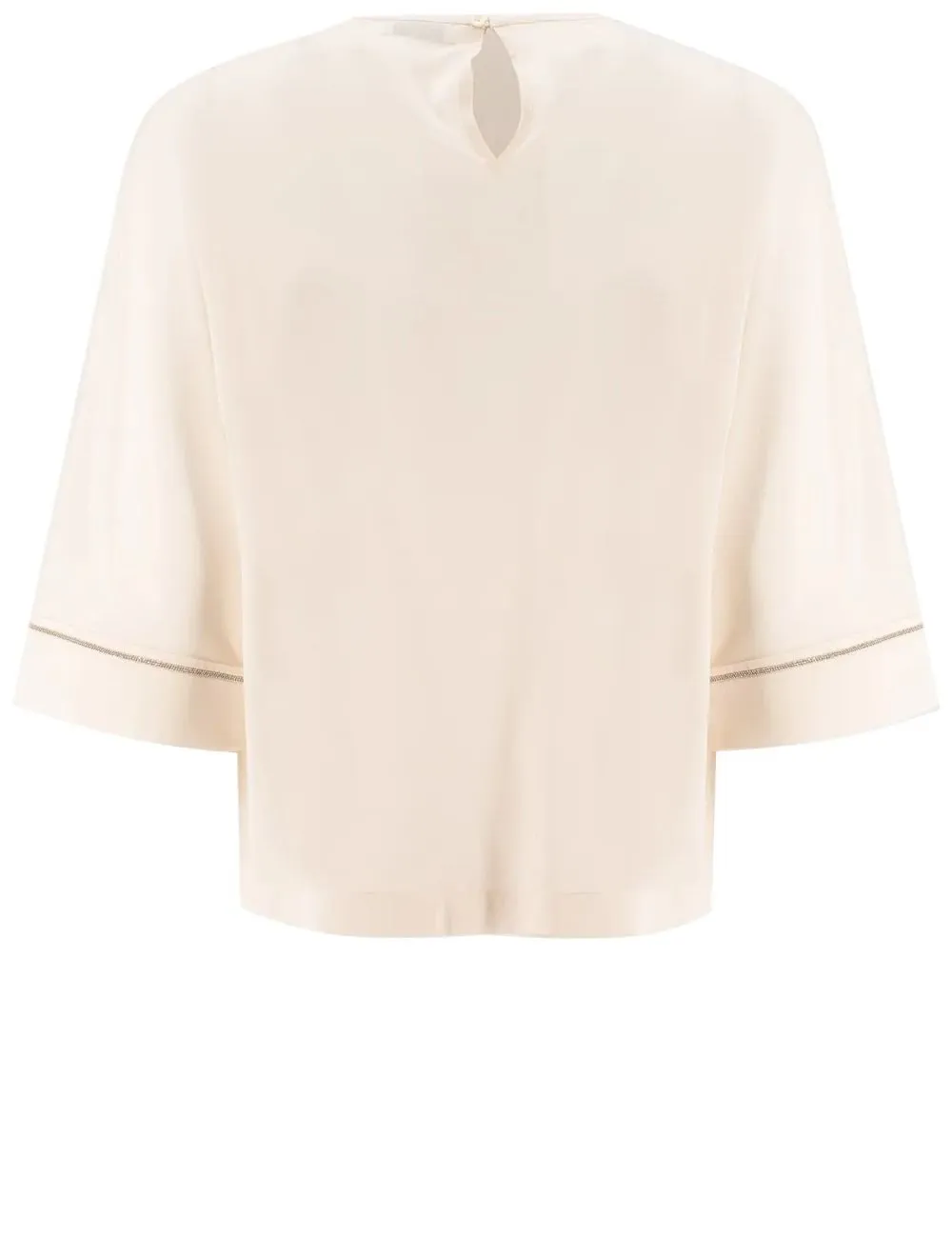 Peserico Jewel-Detail Silk Knitwear