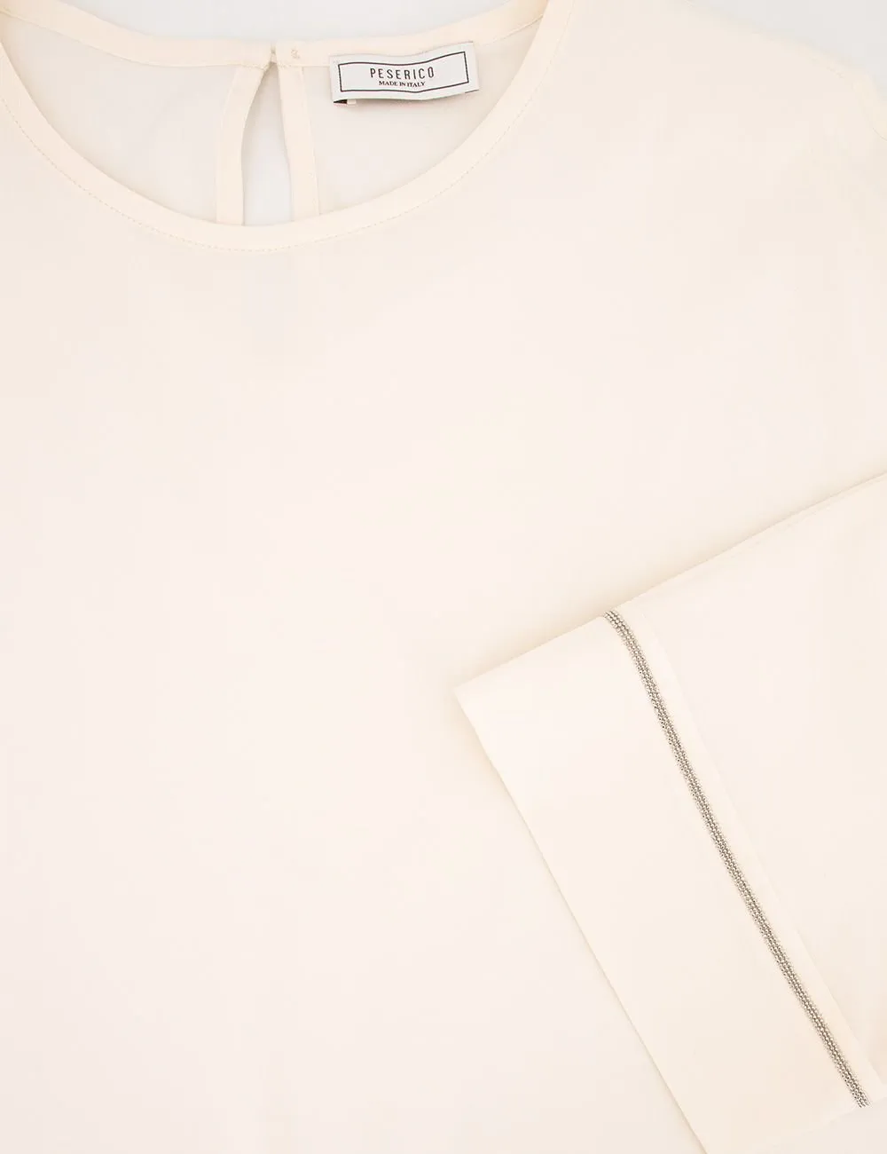 Peserico Jewel-Detail Silk Knitwear