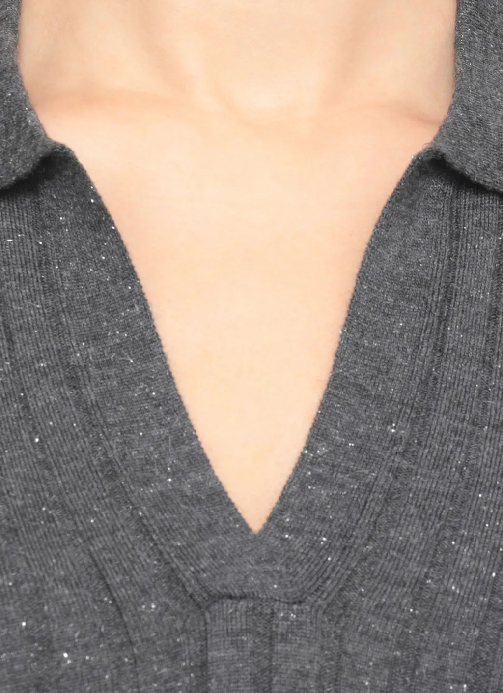 Peserico Ribbed Lurex Knitwear